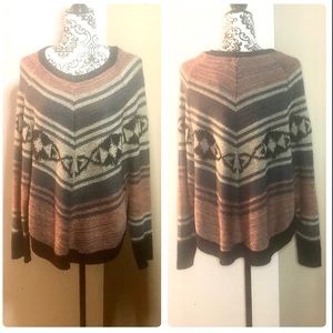 Double Zero: poncho sweater ✨SZ:L